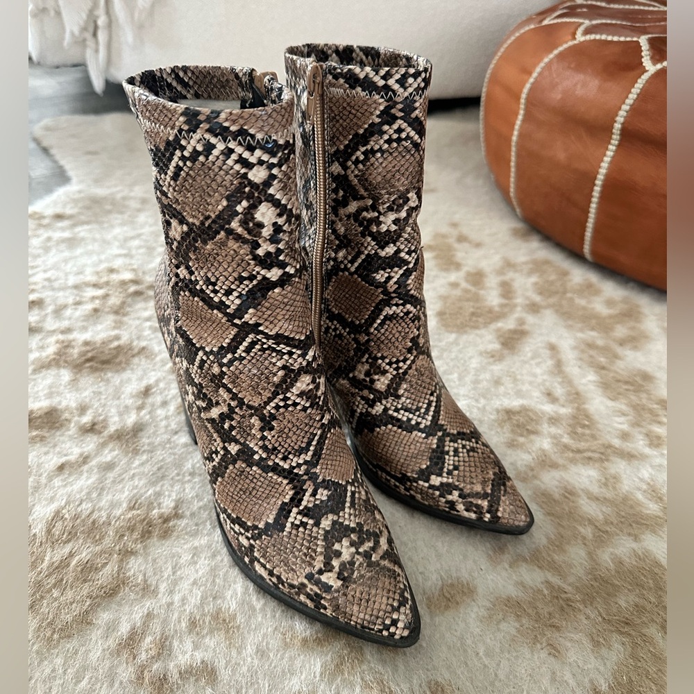 Snake Skin Booties - Picture 3 of 4